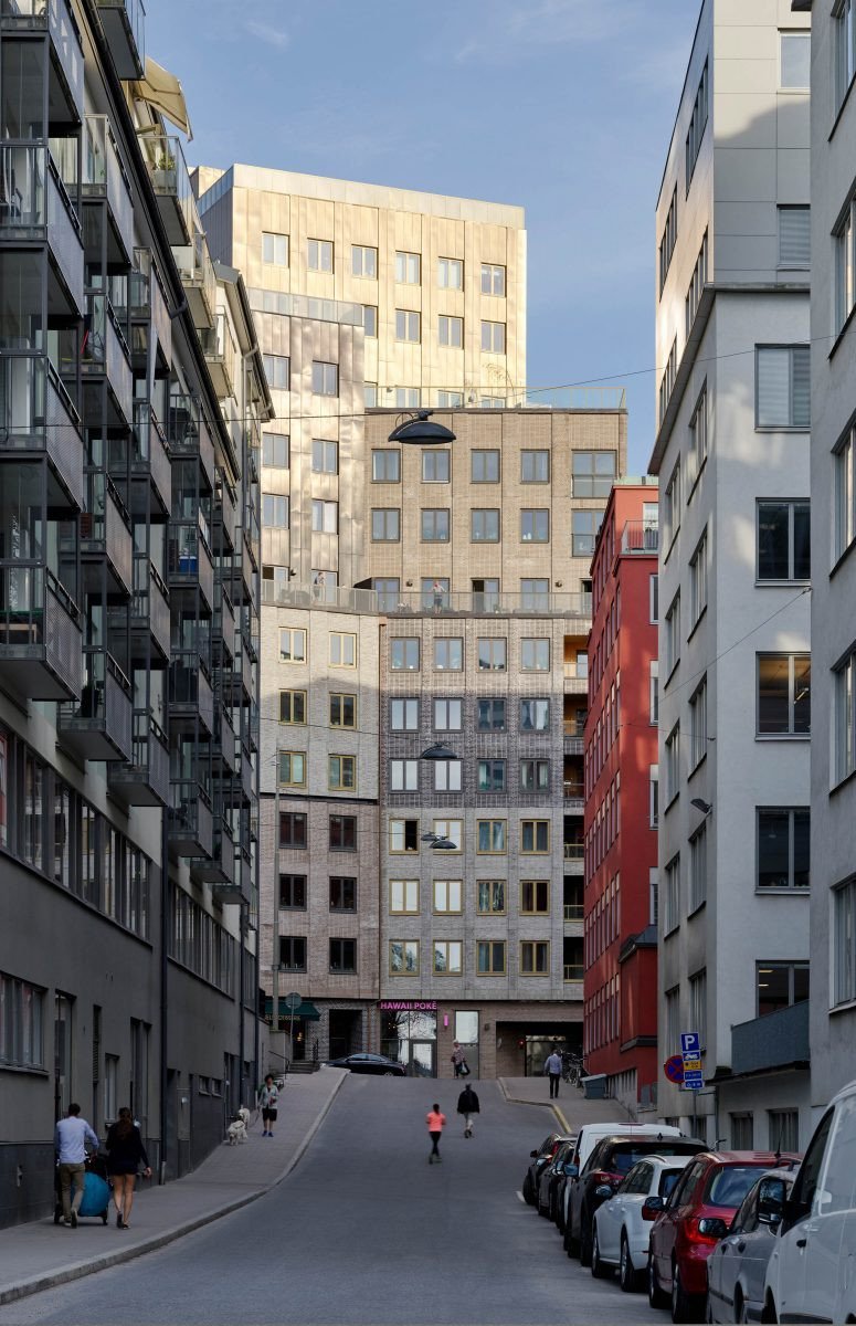 Bytový komplex Etaget ve Stockholmu, studio Kjellander Sjöberg