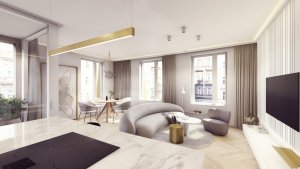 Rezidence U Milosrdných na Starém Městě v Praze od architektonické kanceláře Fránek Architects