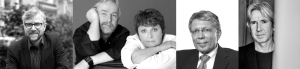 November Talks 2019, přednášející: Jean Marc Fritz, Ivana a Jan Bendovi, Ali Madanipour, Michel Desvigne.