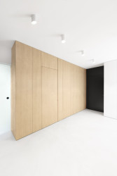 Ateliér Vrtiška & Žák navrhli interiér vily v pražské Troji v kombinaci světlých a tmavých odstínů