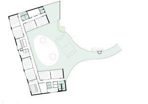 Jean Rostand School, SAM architecture, půdorys 1NP