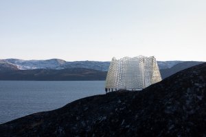 Skleněný pavilon v Grónsku od architekta Konstantina Ikonomidise