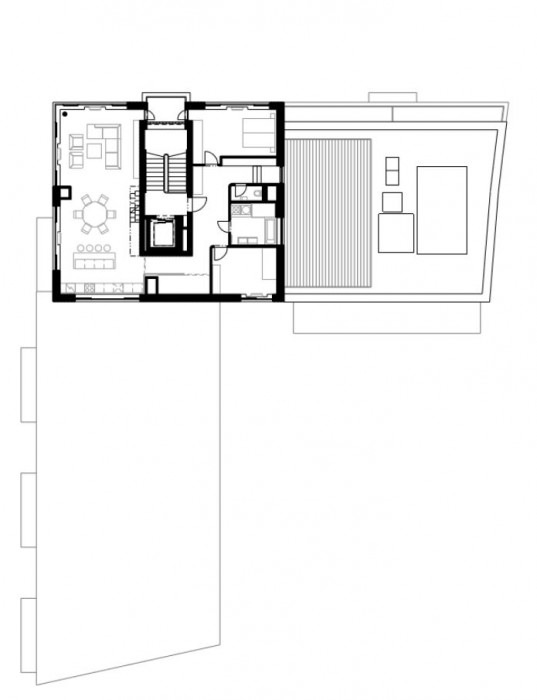 Polyfunkční dům Bratislavská, půdorys 8np, RAW