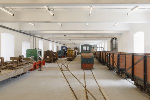 Pohled do depa (Muzeum starých strojů a technologií v Žamberku, Ateliéru Walter)
