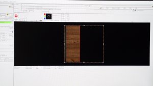 Skenování povrchu tvrzeného kamene TechniStone®, proces jehož výsledkem je hotový 3D model materiálu.