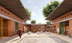 Čeští lékaři a LUNI architekti staví dětskou kliniku, která zajistí péči o nemocné se srpkovitou anémií. (vizualizace)