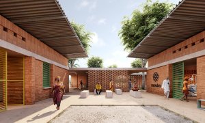 Čeští lékaři a LUNI architekti staví dětskou kliniku, která zajistí péči o nemocné se srpkovitou anémií. (vizualizace)
