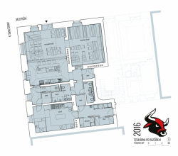 skutek architecture, Stejkárna / holešovickej steakhouse, půdorys, nový stav – foto