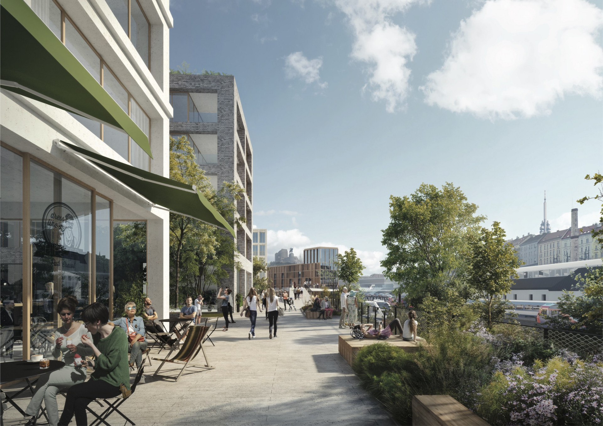 Tým složený z architektonických studií UNIT architekti, A69 – architekti a MARKO&PLACEMAKERS zvítězil v soutěži na řešení pražské Florence