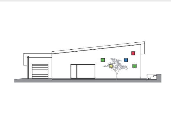 Rodinný dům Svinná u Trenčína, Peter Kasman, východní pohled