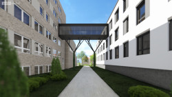 Přístavba Karvinské hornické nemocnice - vizualizace