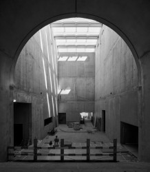 Kantonální muzeum výtvarného umění Lausanne, Barozzi Veiga, foto z výstavby.