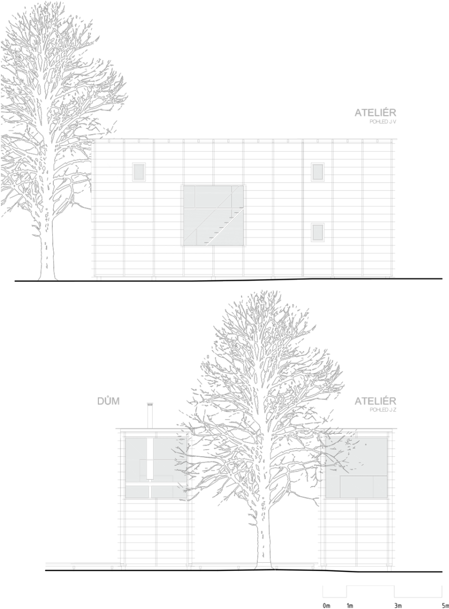 PETR STOLÍN ARCHITEKT, ZEN Houses, pohledy – foto