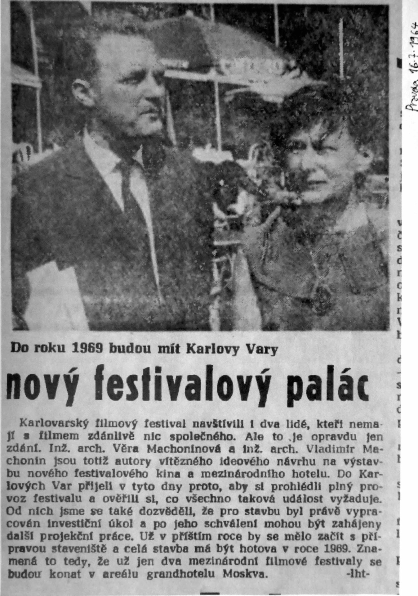 Vladimír a Věra Machoninovi.