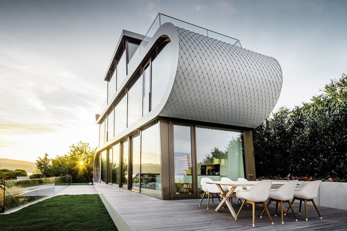 Rodinný dům u Curyšského jezera Flexhouse, architekt Stefan Camenzind (Evolution Design)