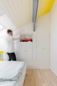 Vršovické podkroví, Mooza architecture / Klára Kuncová (Císařovská)