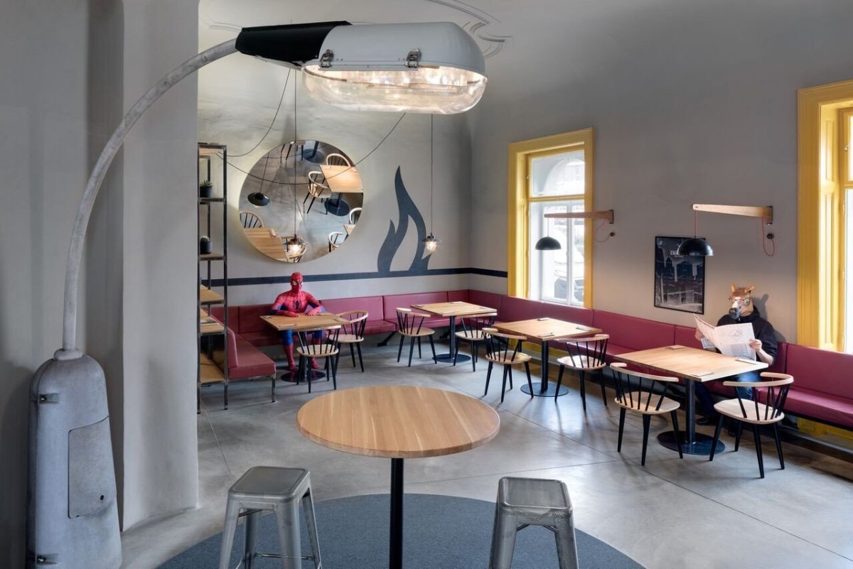 Mjölk architekti, Chicago grill, foto