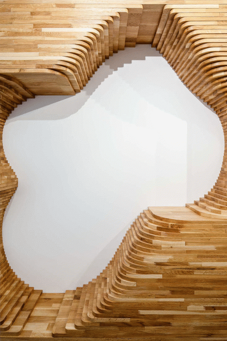 Interiér bytu v Letňanech za využití parametrického designu, Archistroj