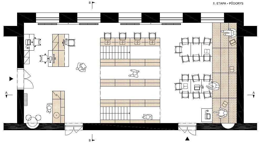 Knihovna pro gymnázium Třeboň, Ateliér 111 architekti