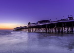 Blackpool Piers v Anglii ohrožuje zvyšující se hladina moře