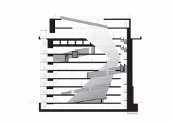 Tomáš Zavoral, JWW_Der Judenweg, Wien / Muzeum života za války, řez podélný – foto