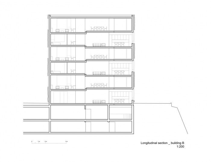 Buzzi Studio di Architettura, Cà Bugnada, řez podélný – foto