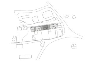 Les Pieds Vertes, j + e architekti / Benjamin Jardel, Nicolas Epaillard, situace