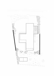 Rodinný dům Radimovice, situace, Ateliér Kunc Architects a DMAE architects