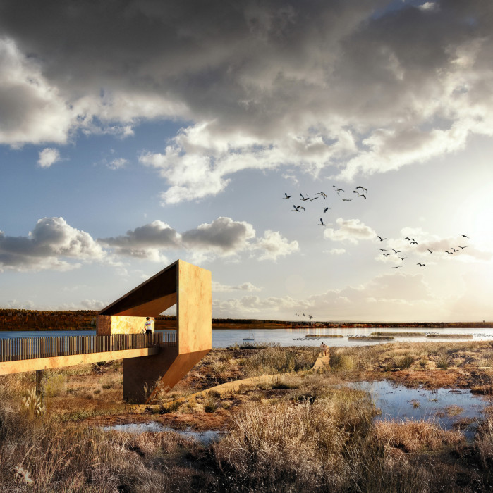 Vizualizace proměny okolí jezera Medard