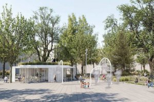 Nová podoba náměstí Míru v Plzni podle FLERA krajinářského architekta Ferdinanda Lefflera a studio DICE25 architects.