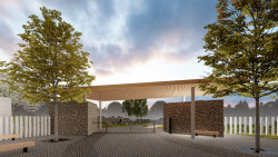 V Černošicích u Prahy vznikne nový městský hřbitov od studia MS architekti