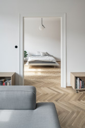 Interiér bytu HLB, Kuklica Smerek architekti / Peter Kuklica, Martin Smerek, Juraj Hubinský