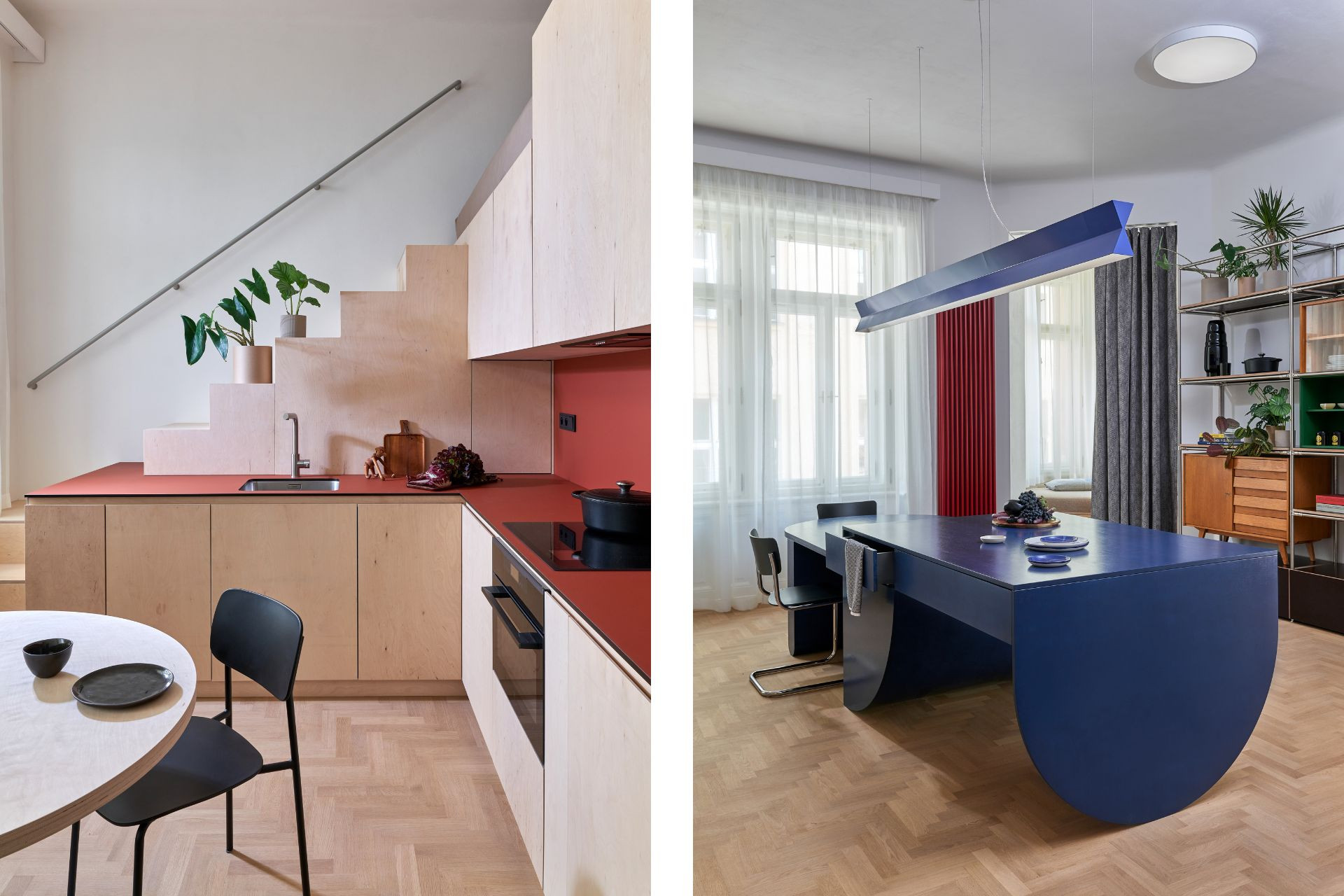 Z jednoho bytu dva a ze starého nábytku nový podle Facha architekti (Byt na Starém Městě; Facha architekti)