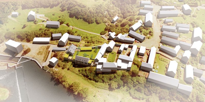 Úprava hospodářského dvora Bukonec pro bydlení, nadhled, projectstudio8