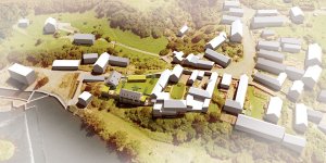Úprava hospodářského dvora Bukonec pro bydlení, nadhled, projectstudio8
