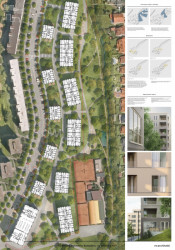 Bytový komplex Andromeda v Košících, situace, re:architekti