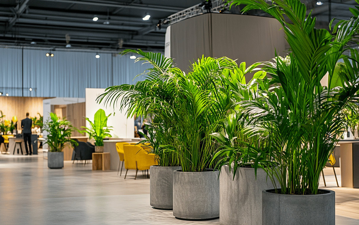 Jednorázové pronájmy rostlin a zelených stěn na eventy od Jungle Interiors