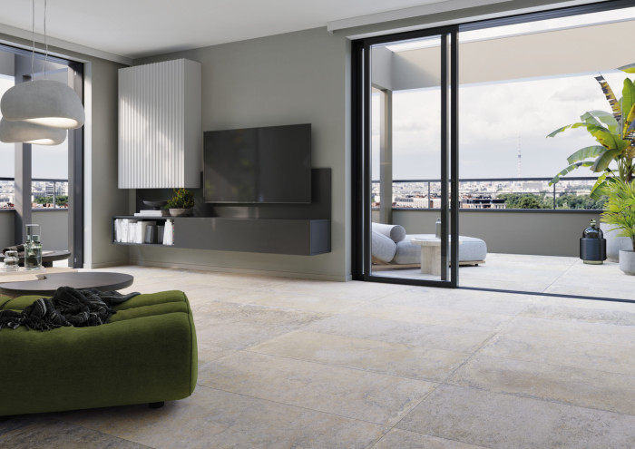 Keramické dlaždice ze série MIXTONE v odstínu nature od značky RAKO