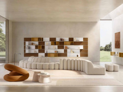 Studio Snøhetta navrhlo svou první kolekci nábytku – inovativní stavebnicový sedací systém Array pro výrobce MDF Italia. Bude k vidění na Designbloku.