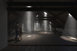 Vizualizace přístavby k Muzeu ghetta v Terezíně od Marcely Steinbachové a Stevena Holla