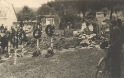 Osada Ploština po vypálení