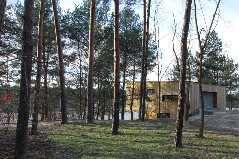 Chata PS ve slovenské obci Plavecký Štvrtok, Hantabal architekti
