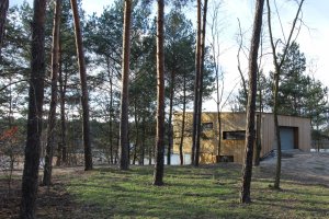 Chata PS ve slovenské obci Plavecký Štvrtok, Hantabal architekti