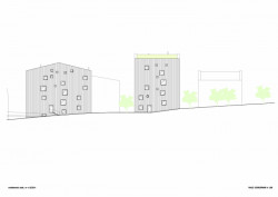 Aparthotel Sv. Vavřinec v Peci pod Sněžkou, ov-a/Jiří Opočenský, Štěpán Valouch, pohled severozápadní