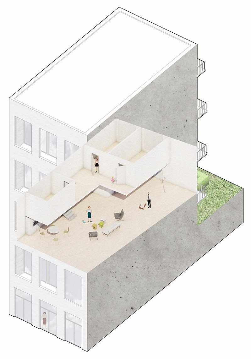Pavla Maxová, Jan Novotný, Blok z domů, Townhouse, axořez - foto