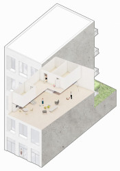 Pavla Maxová, Jan Novotný, Blok z domů, Townhouse, axořez - foto