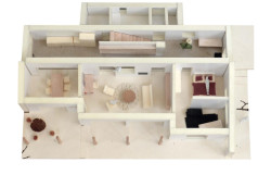 Model - Návrh rodinného domu, Kateřinice - realizace 2018