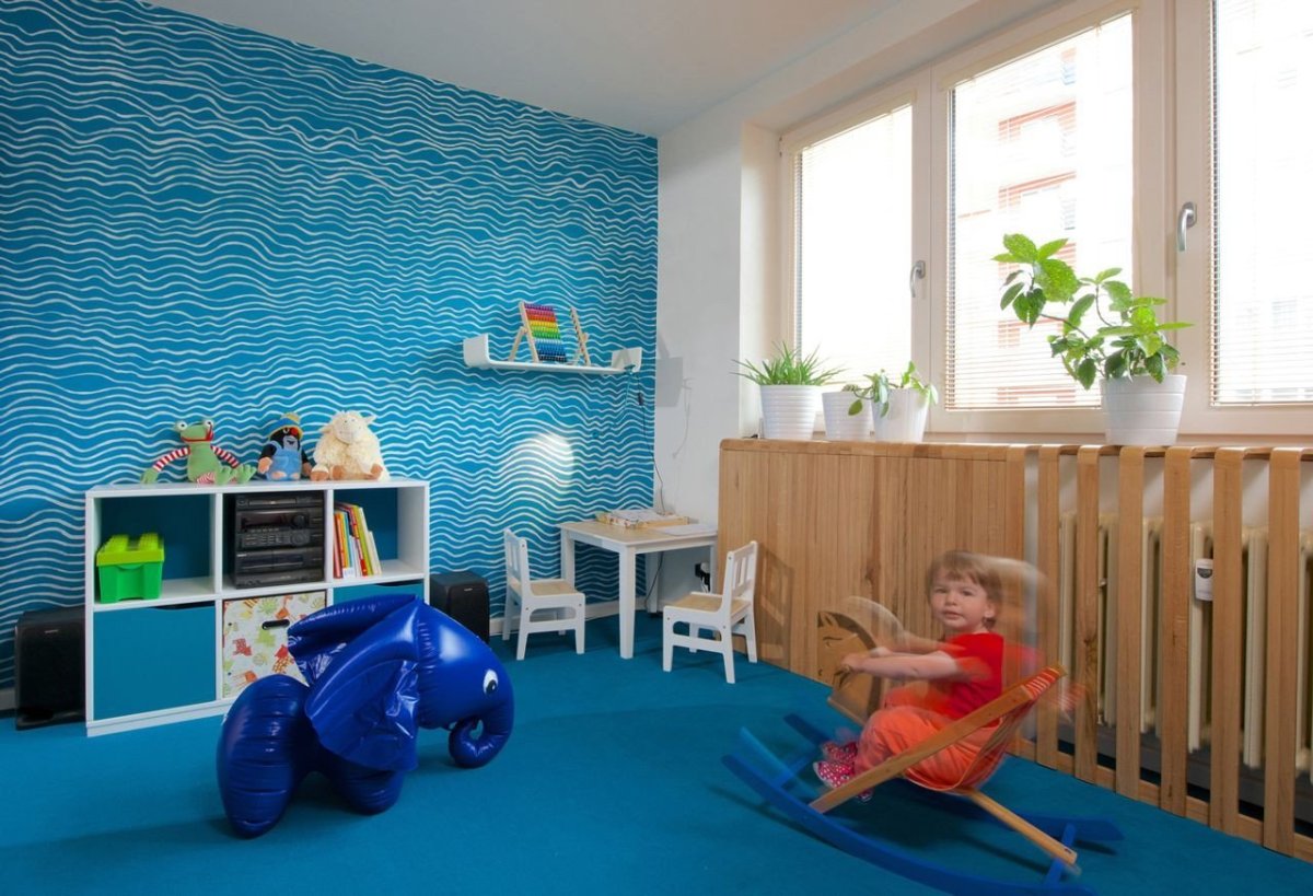 Mooza architecture, Byt na modré vlně – foto