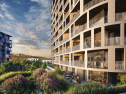 Nová obytná čtvrť Zahálka, vizualizace projektu.