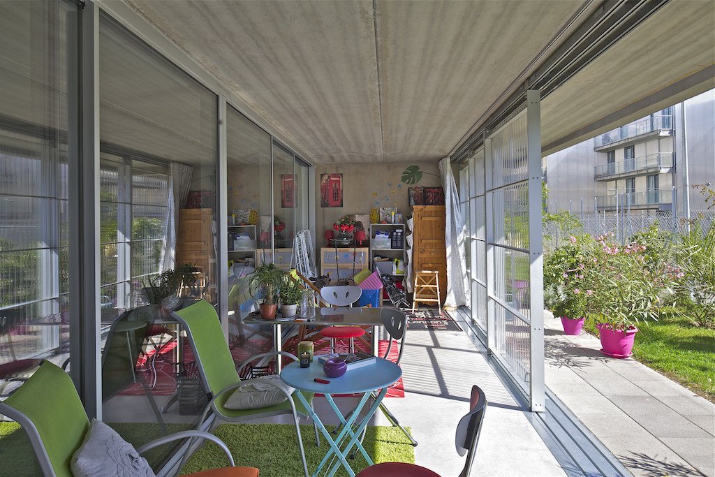 Soubor 59 dostupných bytů Neppert gardens v Mulhouse, 20012-2015. Foto: Philippe Ruault